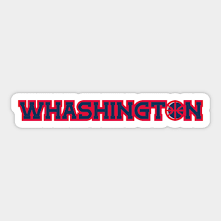 Washington basketball city Sticker